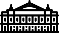 Palais Garnier Craft Design Svg File, Free Vectors File
